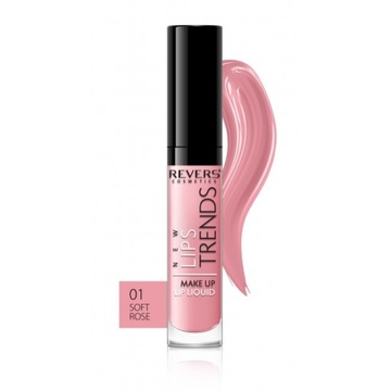 Matowa Pomadka w Płynie 1 Soft Rose Revers New Lip Trends