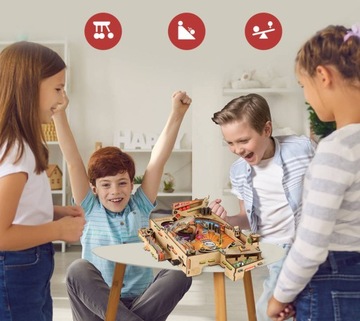 Деревянная механическая 3D-головоломка Smartivity для пинбола