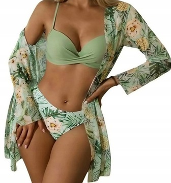 STRÓJ KĄPIELOWY DWUCZĘŚCIOWY BIKINI Z HALKĄ / S