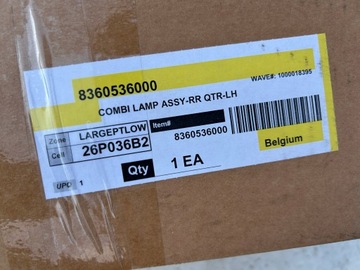 SSANGYONG REXTON 22 23 24 SVĚTLO LEVÝ ZADNÍ LED ORIGINÁLNÍ 83605-36000