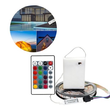 Rgb taśmy Led światła Bateria Led String światła
