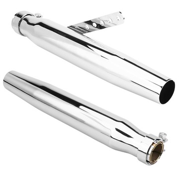 Rura Tłumik Wydechowa Chopper Chrom