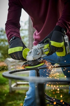 RYOBI R18AG7-0 АККУМУЛЯТОРНАЯ УГЛОВАЯ ШЛИФОВАЛЬНАЯ МАШИНА БЕСЩЕТОЧНАЯ SOLO 18В 125ММ