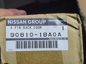 INFINITI EX EX30 EX35 EX37 НАКЛАДКА НА ЗАДНИЙ БАГАЖНИК