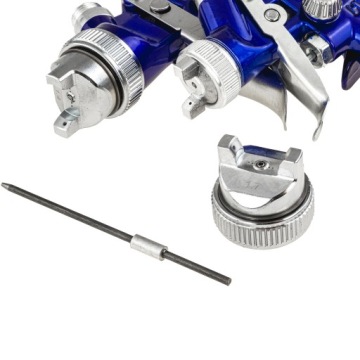 2 X HVLP PAINTING PISTOL Насадка 0.8 + 1.4 + 1.7 HVLP+REDUCTOR SicoPro