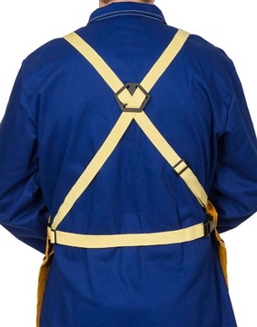 WELDAS 44-2136 ЗОЛОТОЙ ФАРТУК + ШАРФ ДЛЯ СВАРКИ