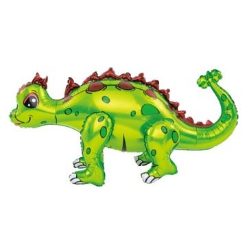 Balon Dinozaur Ankylozaur Zielony 3D Stojący 73x36