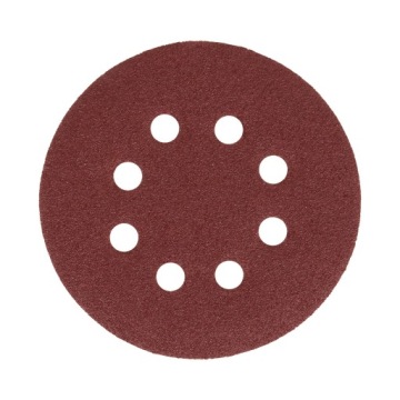 20x PAPIER ŚCIERNY KRĄŻKI NA RZEP SAMOPRZYLEPNE OTWORAMI OTWORY 125mm P400