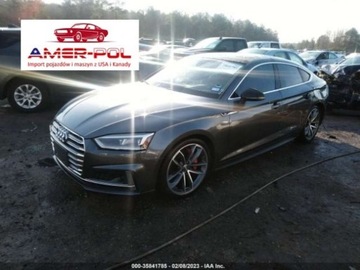 Audi A5 II S5 Sportback 3.0 TFSI 354KM 2018 Audi S5 2018r., 4x4, 3.0L