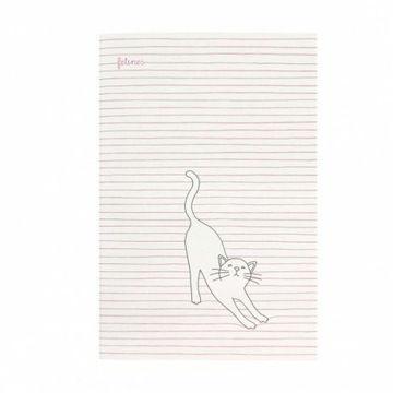 Średni zeszyt - felines - koty - stay pawsitive (p