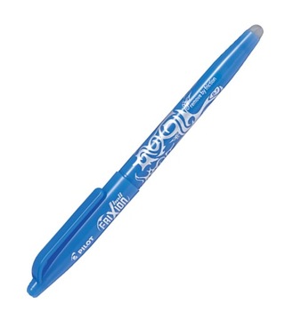 DŁUGOPIS WYMAZYWALNY ŚCIERALNY PILOT FRIXION 0,7mm SKY BLUE - BŁĘKITNY