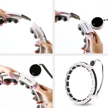 Хула-хуп для упражнений с утяжеленной стойкой