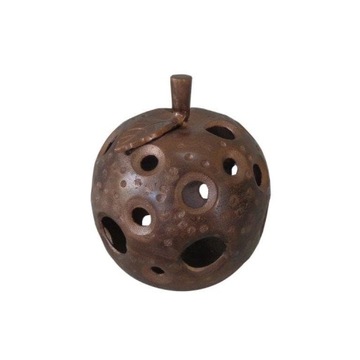 FIGURKA DEKORACJA JABŁKO METAL LOFT MIEDŹ WYS.21