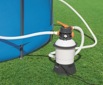 Песочный насос для бассейна фильтр для бассейна 3028 л/ч фитинги шланги Bestway