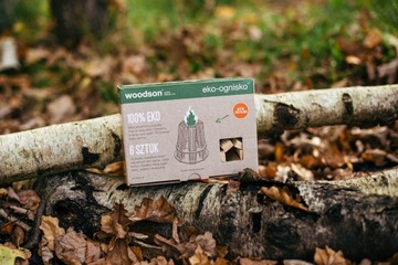 ЭКОЛОГИЧЕСКИЙ ГРИЛЬ ДЛЯ РАЗЖИГАНИЯ WOODSON ECO-FIRE СВЕТИЛЬНИКИ, 6 шт.