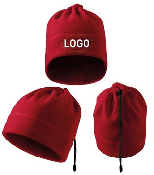 Czapka zimowa z Twoim LOGO HAFT prezent firma x10