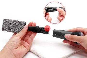 ЩЕТКА ДЛЯ ДЕТАЙЛИНГА 2в1 ДЛЯ АВТОМОЙКИ ЧИСТКА АВТОМОБИЛЯ