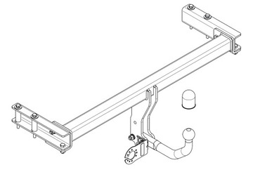 NOVÝ ZAŘÍZENÍ(HÁK) TÁŽNÝ DO PORSCHE MACAN (95B) SUV 02.2014- STEINHOF 2500 KG