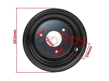 ЗАДНИЙ ОБОД квадроцикла QUAD 7 дюймов, 3 ВИНТА 16 x 8–7