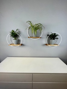 КРУГЛАЯ ПОДВЕСНАЯ МЕТАЛЛИЧЕСКАЯ ПОЛКА-ЛОФТ