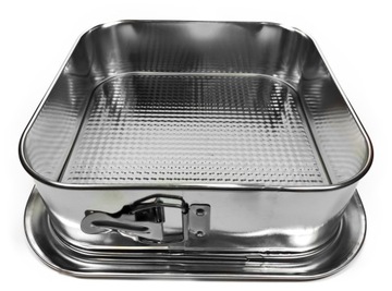 Форма для торта - квадратная, съемная, 24 х 24 см.