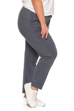 СПОРТИВНЫЕ БРЮКИ ЖЕНСКИЕ, СЕРЫЕ, ПРЯМЫЕ НОГИ, КАРМАНЫ, MORAJ R.S.