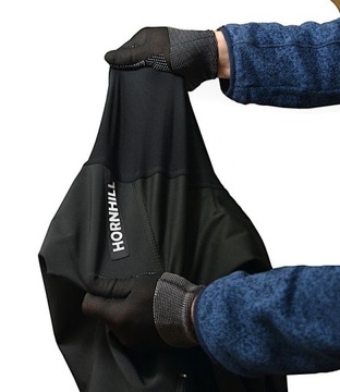 Ветрозащитные велосипедные брюки из техно с мягкими мембранными карманами r.M