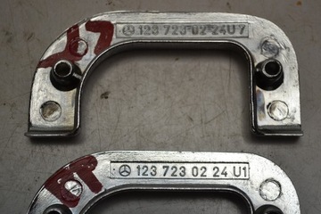 Mercedes W123 W126 Хромированные накладки на рамку дверного замка