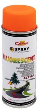 SPRAY Farba fluorescencyjna Champion pomarańczowy