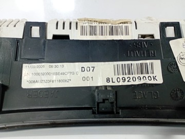 AUDI A3 8L 96-03 PŘÍSTROJOVÁ DESKA BUDÍKY TACHOMETR OE 8L0920900K