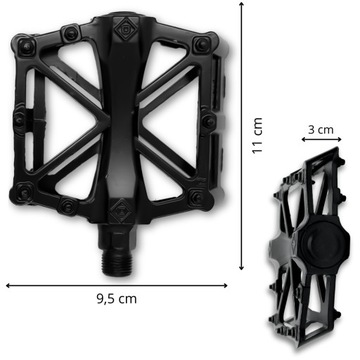 АЛЮМИНИЕВАЯ ПРОТИВОСКОЛЬЖАЮЩАЯ ПЛАТФОРМА ПЕДАЛИ ДЛЯ ТРЕККИНГОВОГО ВЕЛОСИПЕДА MTB BMX