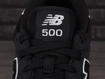 Buty sneakersy męskie sportowe New Balance GM500EB2 BLACK WHITE