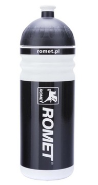 BIDON Rowerowy ROMET 700 ml CZARNO-BIAŁY