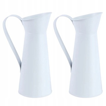 Biały Home Decor Retro Wazon Suszone Kwiaty 2 Szt
