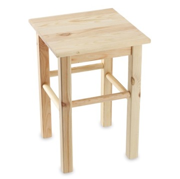 TABORET STOŁEK KUCHENNY DREWNIANY KRZESŁO 43,5 cm