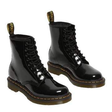 Glany damskie skórzane wysokie Dr. Martens