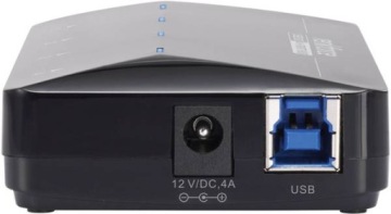Renkforce 4x +1 USB 3.0 USB-концентратор черный
