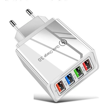 ŁADOWARKA SIECIOWA USB QUICK CHARGE 3.0 SZYBKA