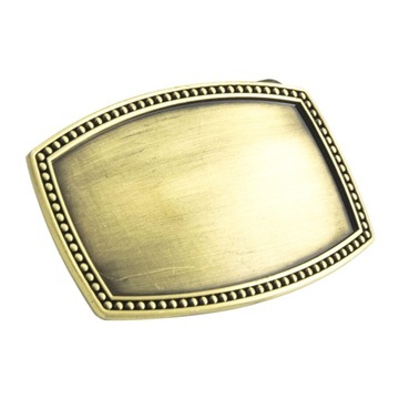 Aluminiowa klamra paska Klasyczne prostokątne puste klamry paska DIY Wymiana złota