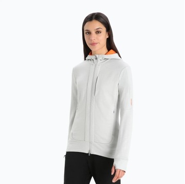Icebreaker Quantum III LS Zip Hood Bluza damska r. L
