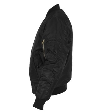 Бомбардировщик зимней куртки мужской пилот Texar Ma-1 Flyers Flek Black 3xl