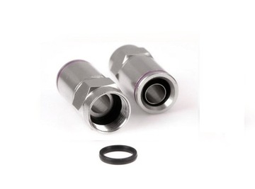 6,8 mm Wtyk F Samokompresyjny z Uszczelką Samozaciskowy 6.8 2 szt.