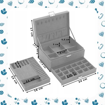 ШКАТУЛКА ДЛЯ ЮВЕЛИРНЫХ ЧАСОВ БОЛЬШАЯ КОРОБКА-ОРГАНИЗАТОР КОРОБКА-КОРОБКА