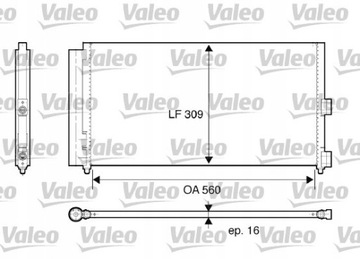 CHLADIČ KLIMA FIAT DOBLO 1.3MJTD 03- 1