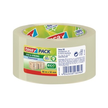 Taśma pakowa tesa ECOSTRONG 66m 50mm przezroczysta