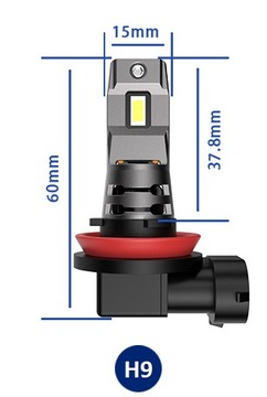 СВЕТОДИОДНЫЕ ЛАМПОЧКИ i7s H9 CSP LIGHT +400% ОДОБРЕНИЕ E11 RETRIFY