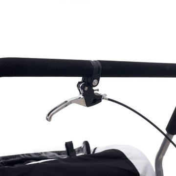 СКЛАДНОЙ ВЕЛОСИПЕДНЫЙ ПРИЦЕП 3в1 LED 01 ДЕТСКИЙ, БЕЛЫЙ