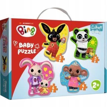 Pierwsze Puzzle Bing i Przyjaciele Trefl Baby 2+