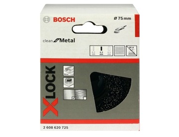 ПРОВОЛОЧНАЯ ЩЕТКА BOSCH 75 мм X-LOCK