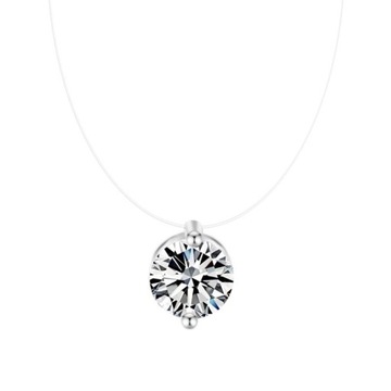 Shining Invisible Zircon Necklace For Women